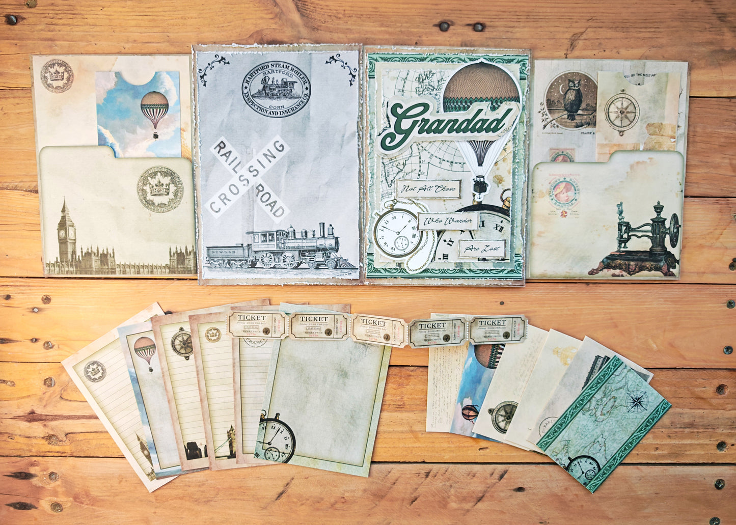 Vintage Folio Paper Pad