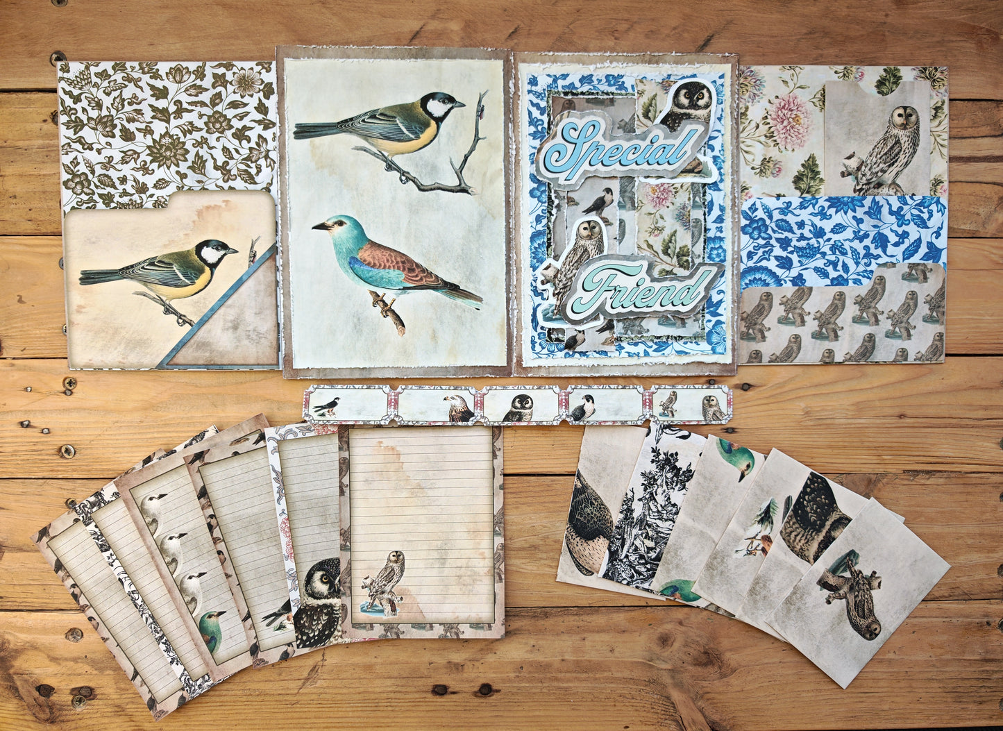 Vintage Birds (Vol 2) Folio Scrapbooking Paper Pad