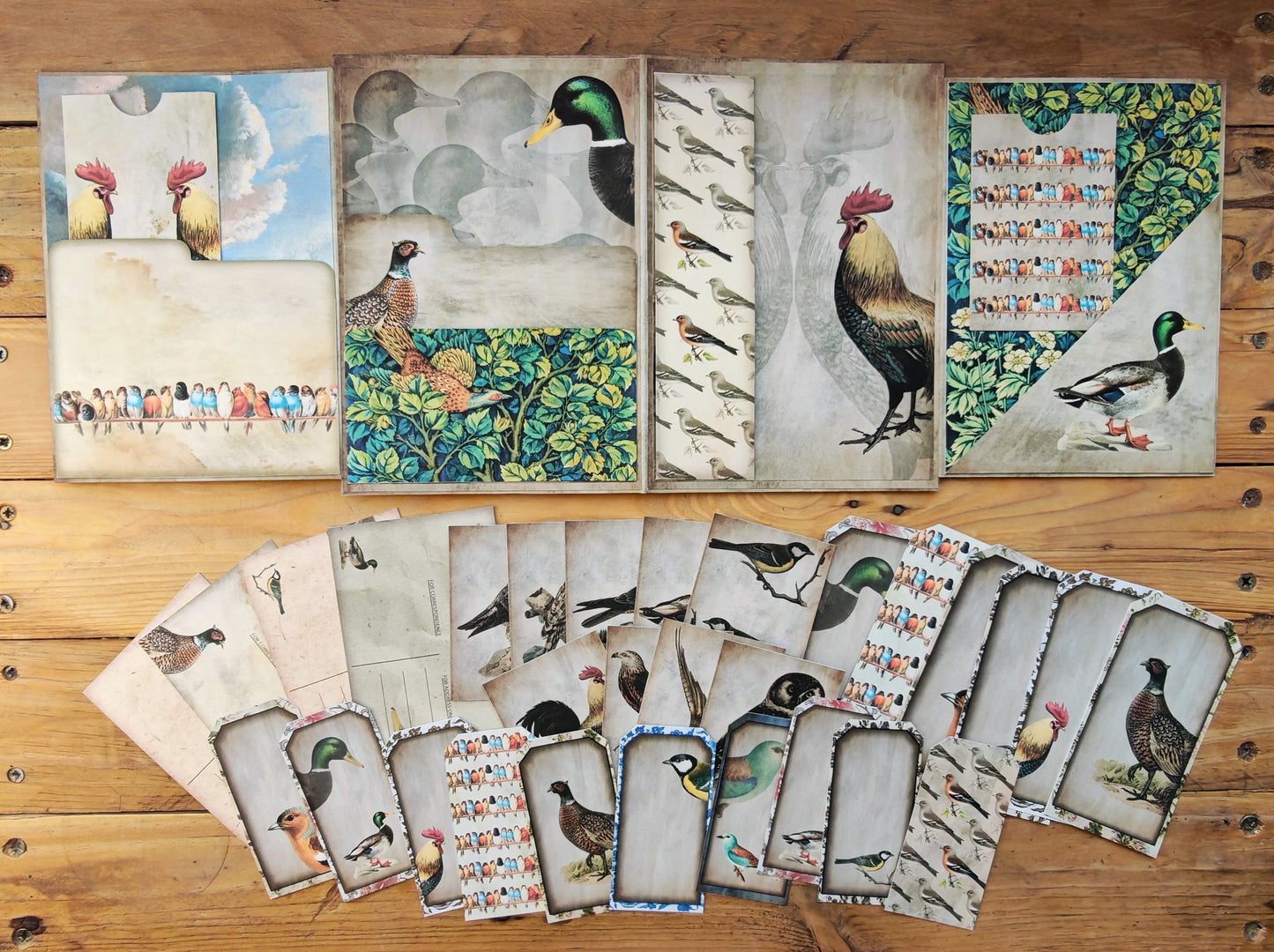 Vintage Birds Folio Scrapbooking Paper Pad