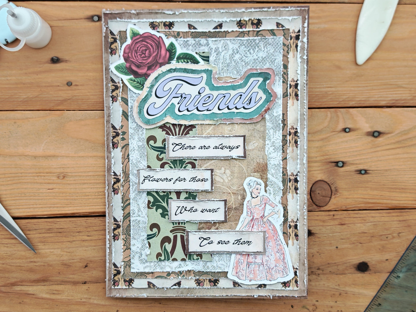 Vintage Ladies Folio Scrapbooking Paper Pad