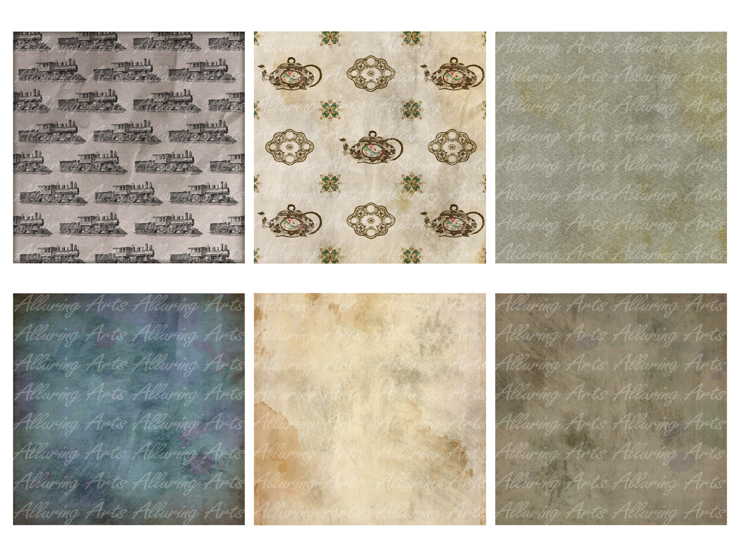 Handmade Fabulous & Vintage 8x8 Inch Paper Scrapbooking Junk Journal Pad 200gsm Masculine Men