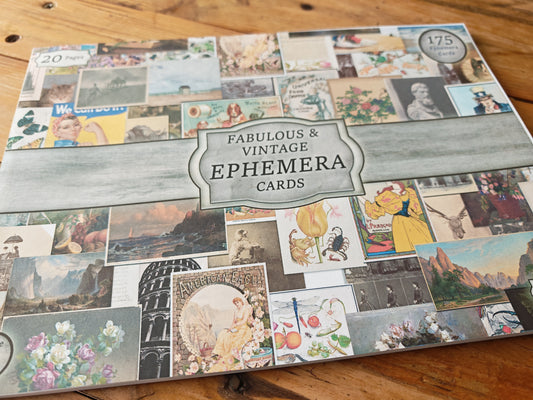 Fabulous and Vintage Ephemera Cards Paper Pack Pad