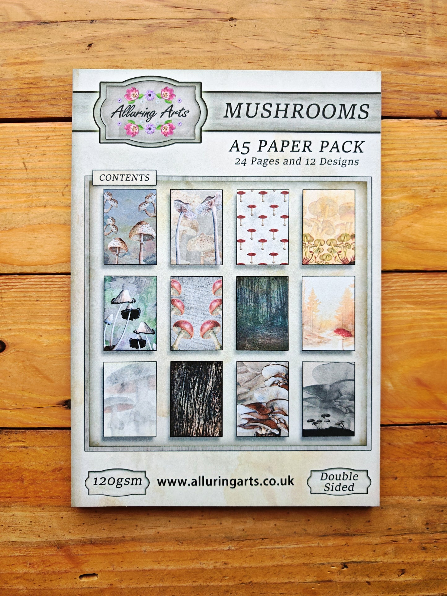 Mushrooms - A5 Paper Pad