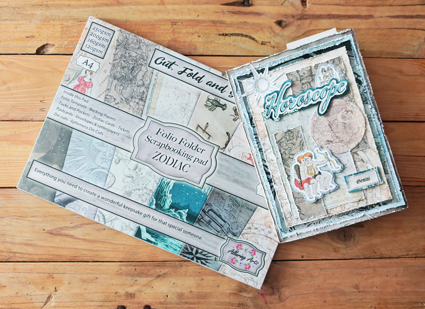 Zodiac Folio Scrapbooking Paper Pad