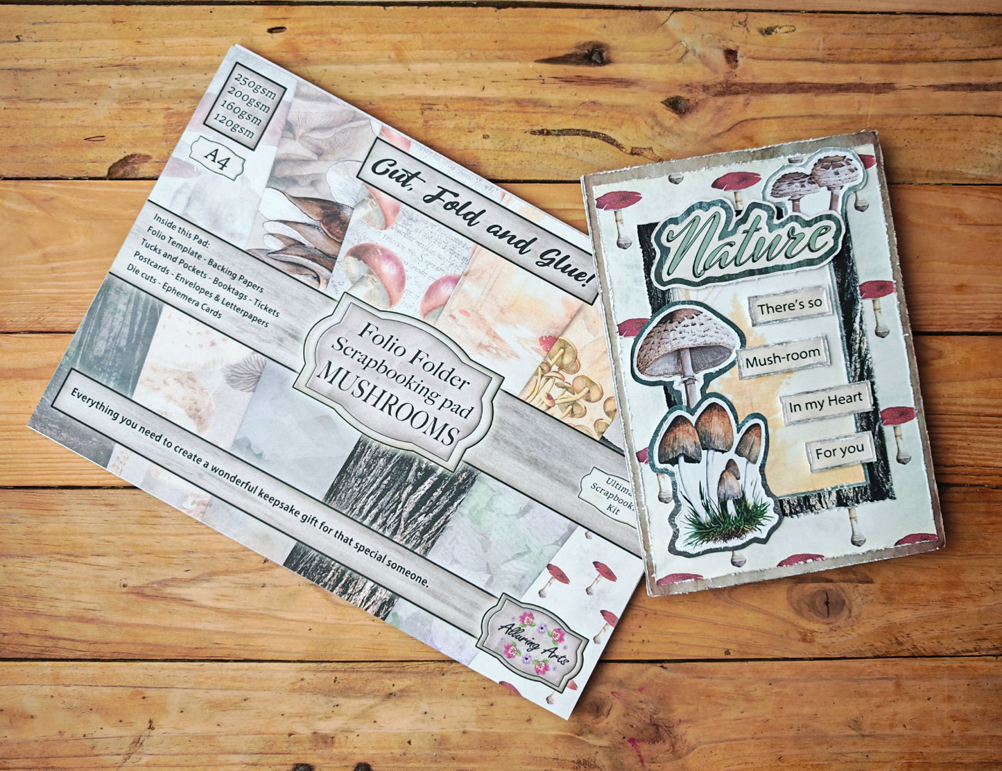 Mushrooms Folio Scrapbooking Paper Pad