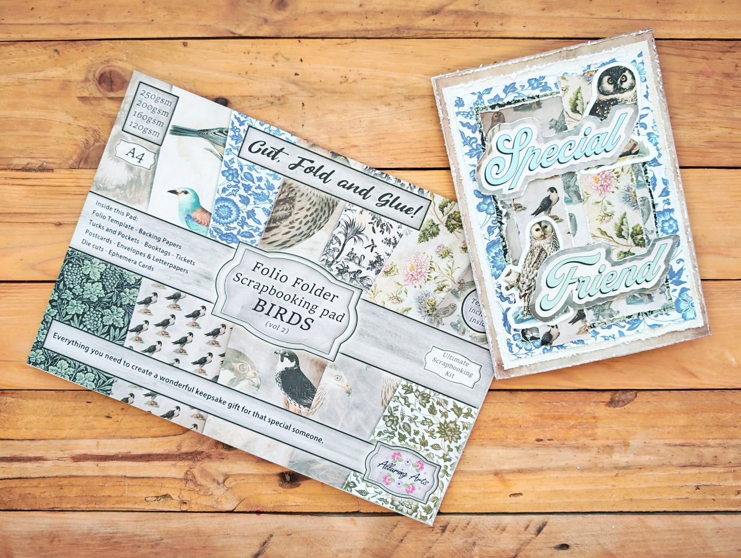 Vintage Birds (Vol 2) Folio Scrapbooking Paper Pad