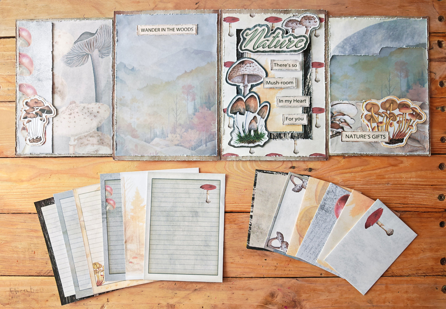 Mushrooms Folio Scrapbooking Paper Pad