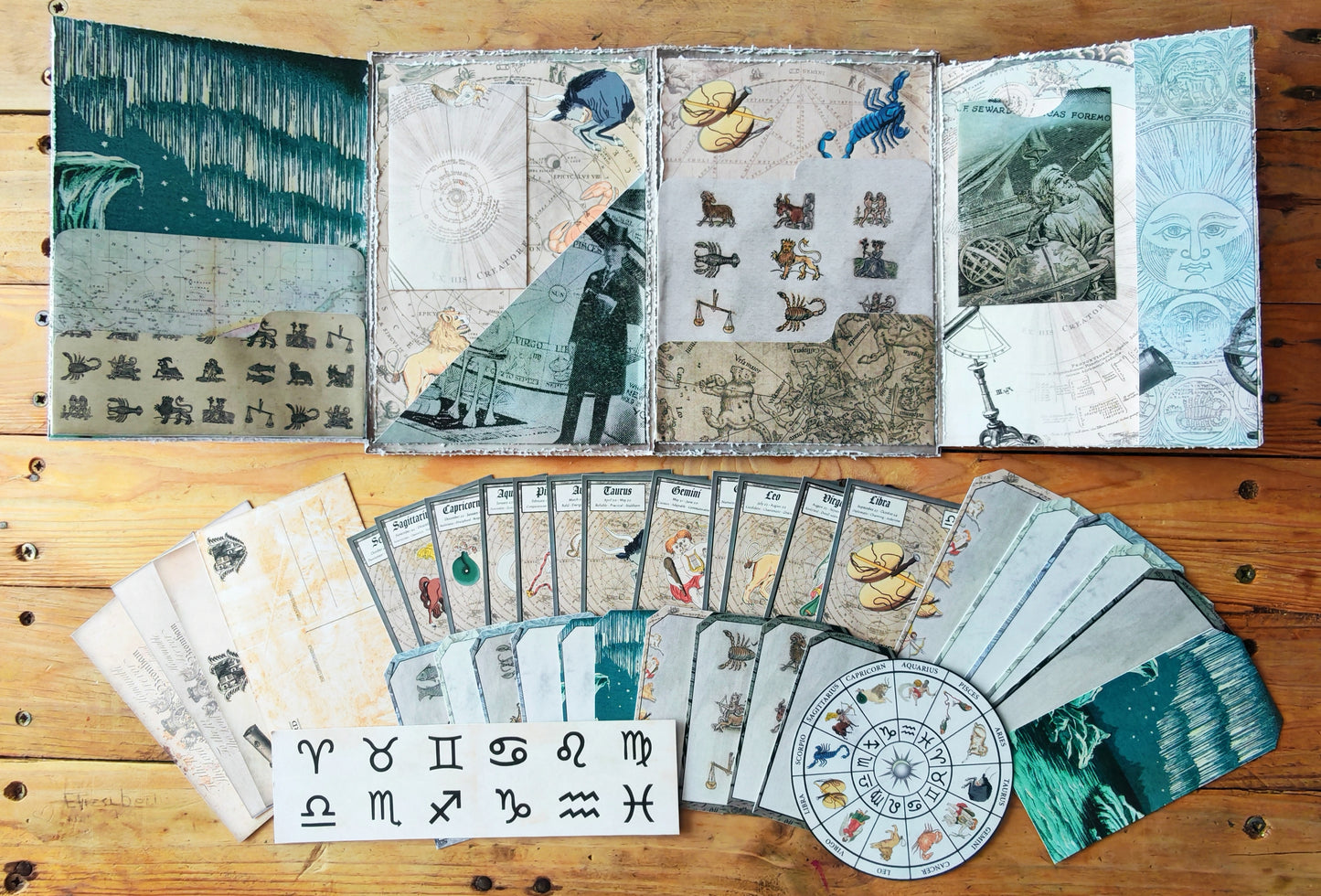 Zodiac Folio Scrapbooking Paper Pad
