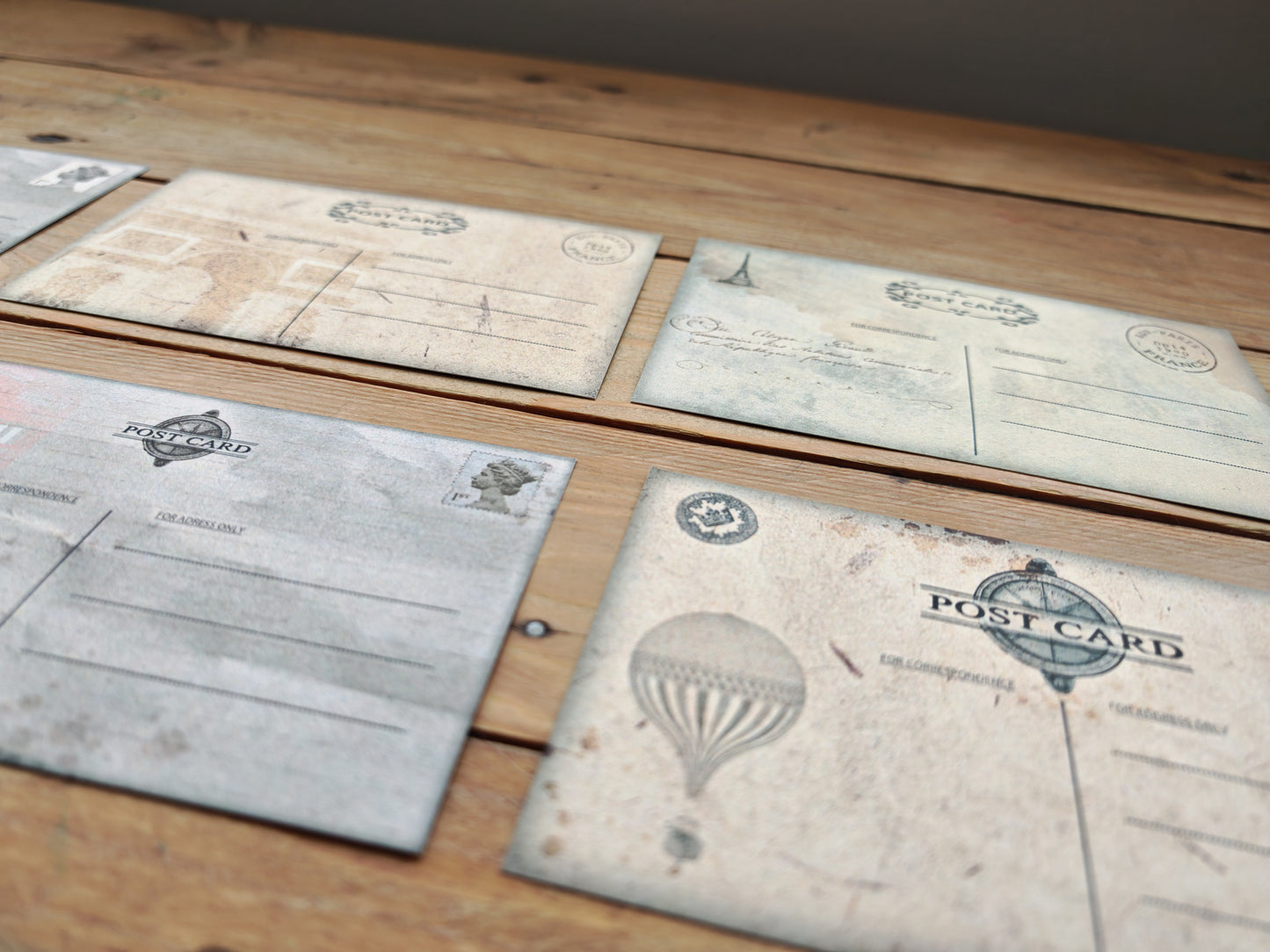 Vintage Postcard Double Sided 8 Pack