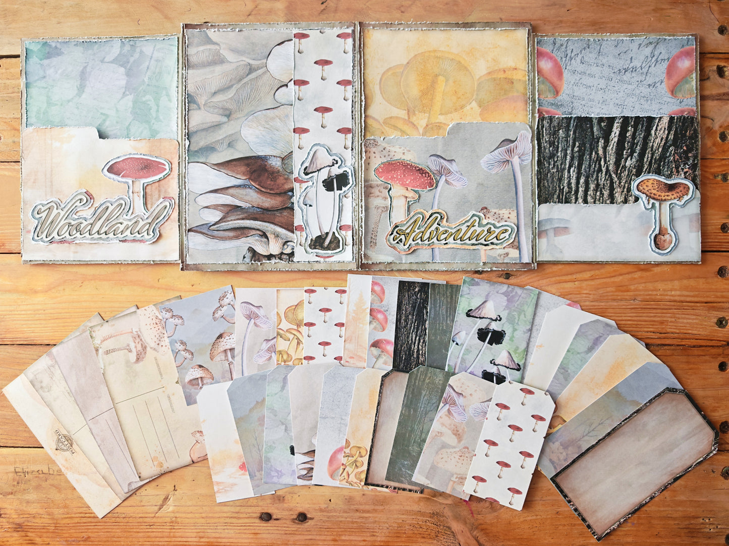 Mushrooms Folio Scrapbooking Paper Pad