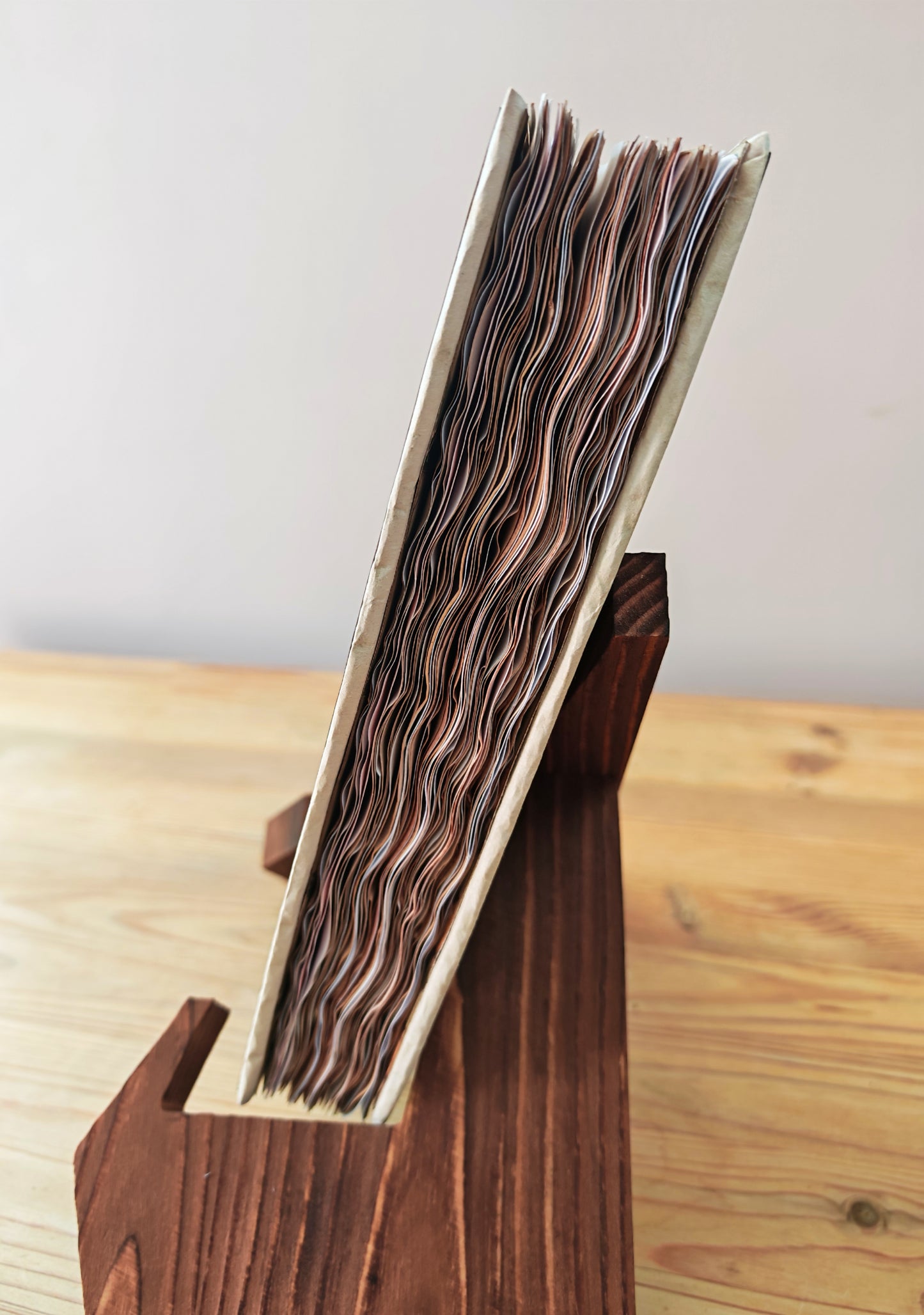 A5 Handmade Journal - Blue Fabric/Birds