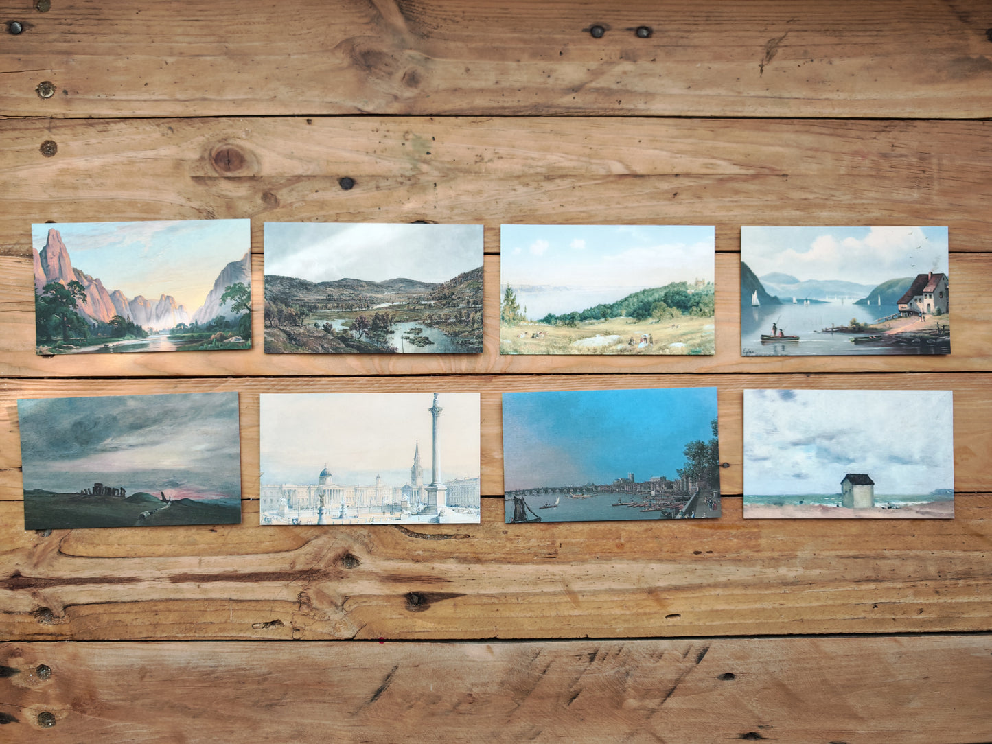 Vintage Postcard Double Sided 8 Pack