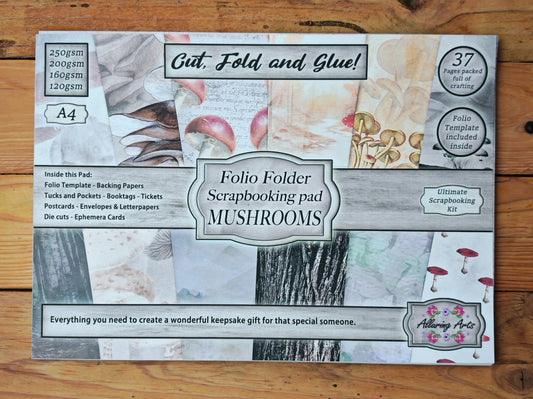 Mushrooms Folio Scrapbooking Paper Pad