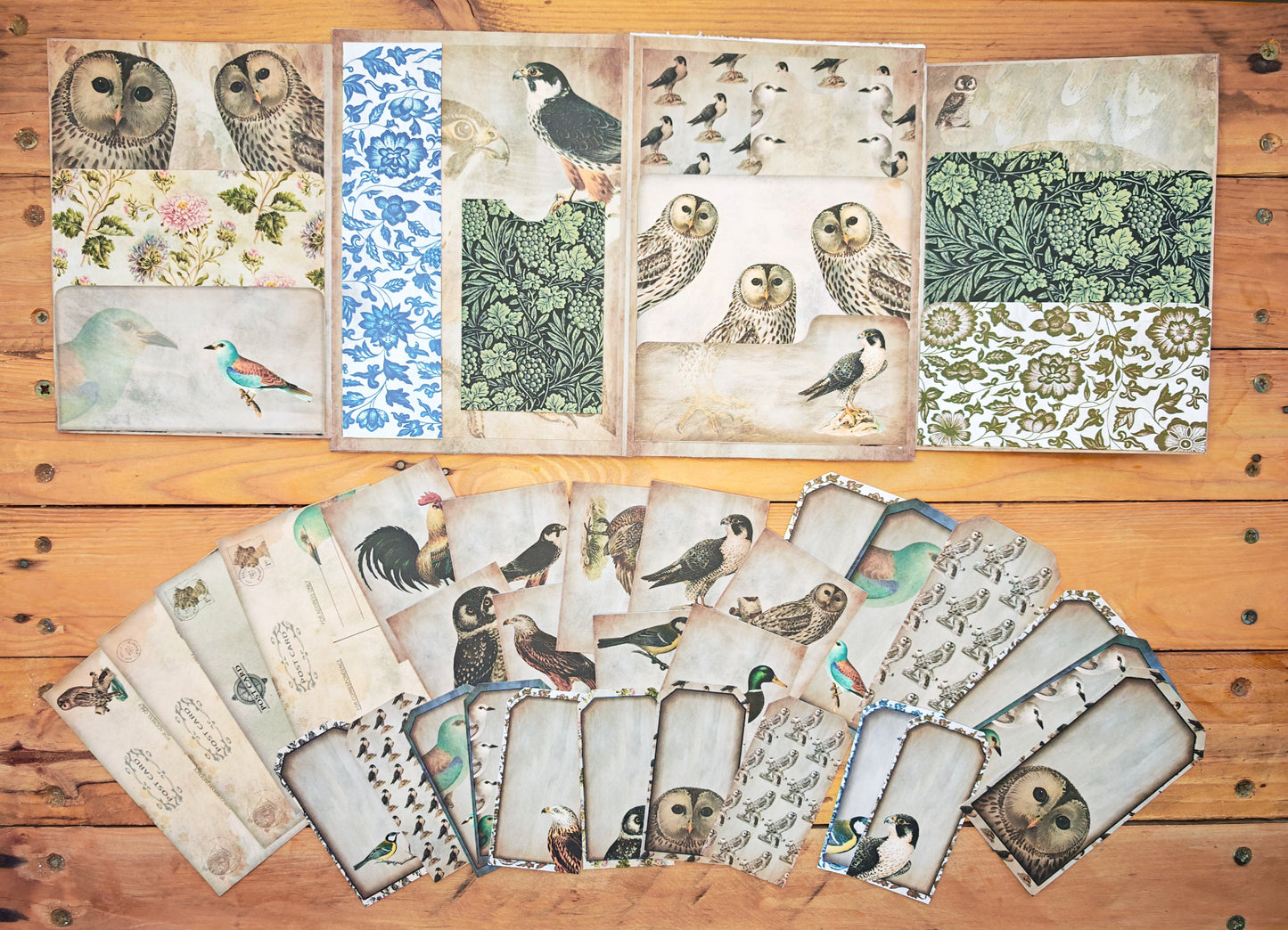 Vintage Birds (Vol 2) Folio Scrapbooking Paper Pad