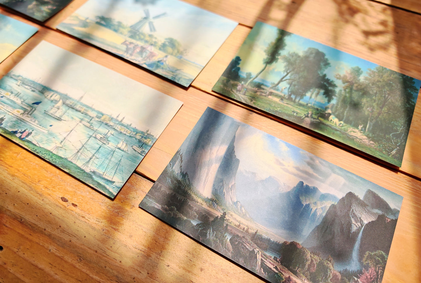 Vintage Birds Postcard Double Sided 8 Pack