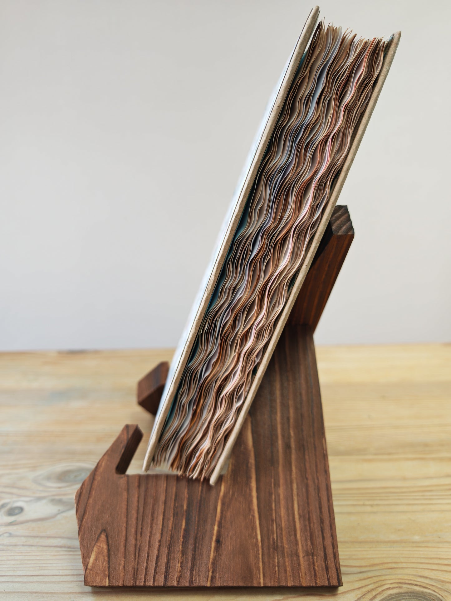 A5 Handmade Journal - Blue Fabric/Floral