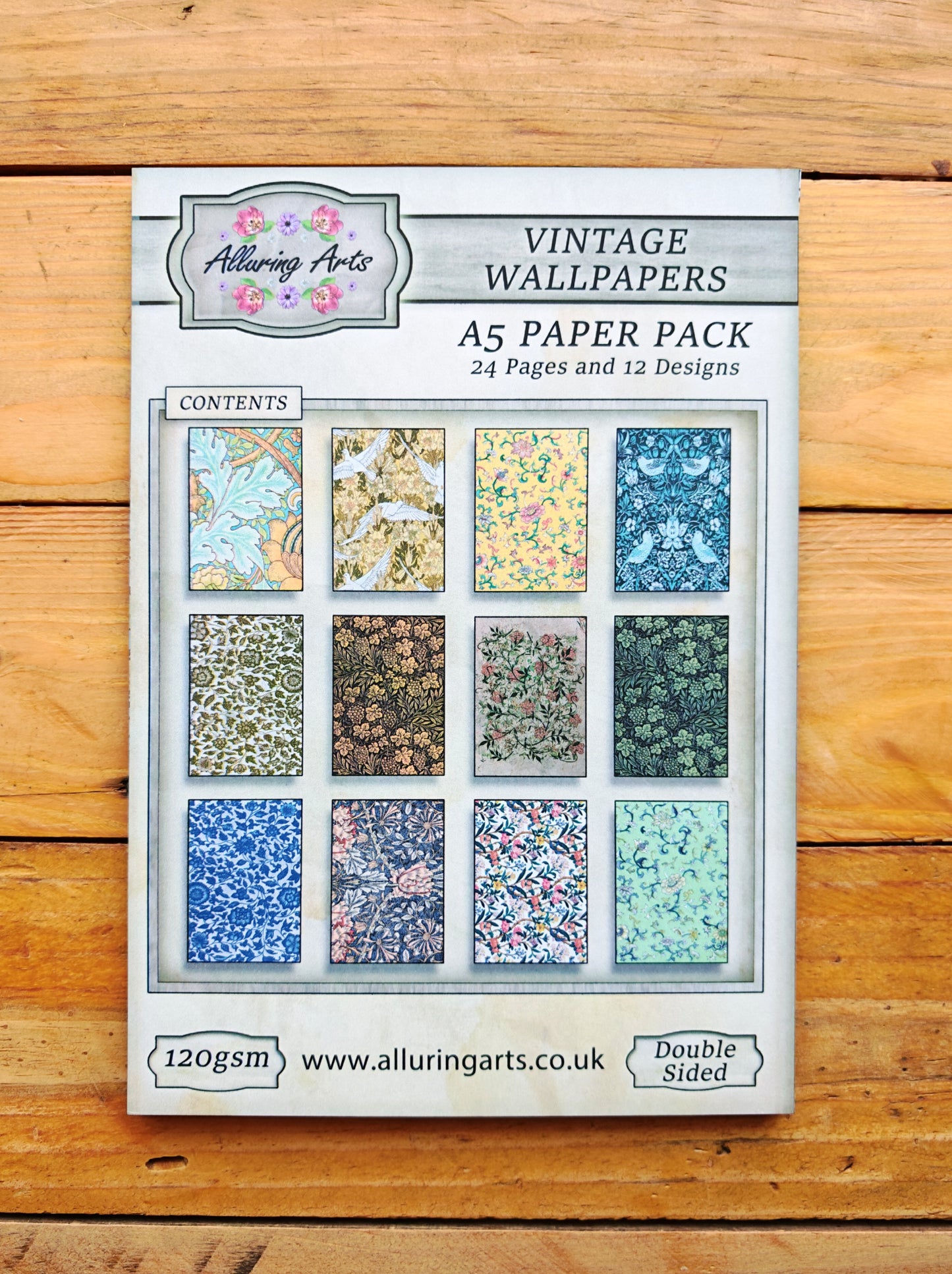 Vintage Wallpapers - A5 Paper Pad