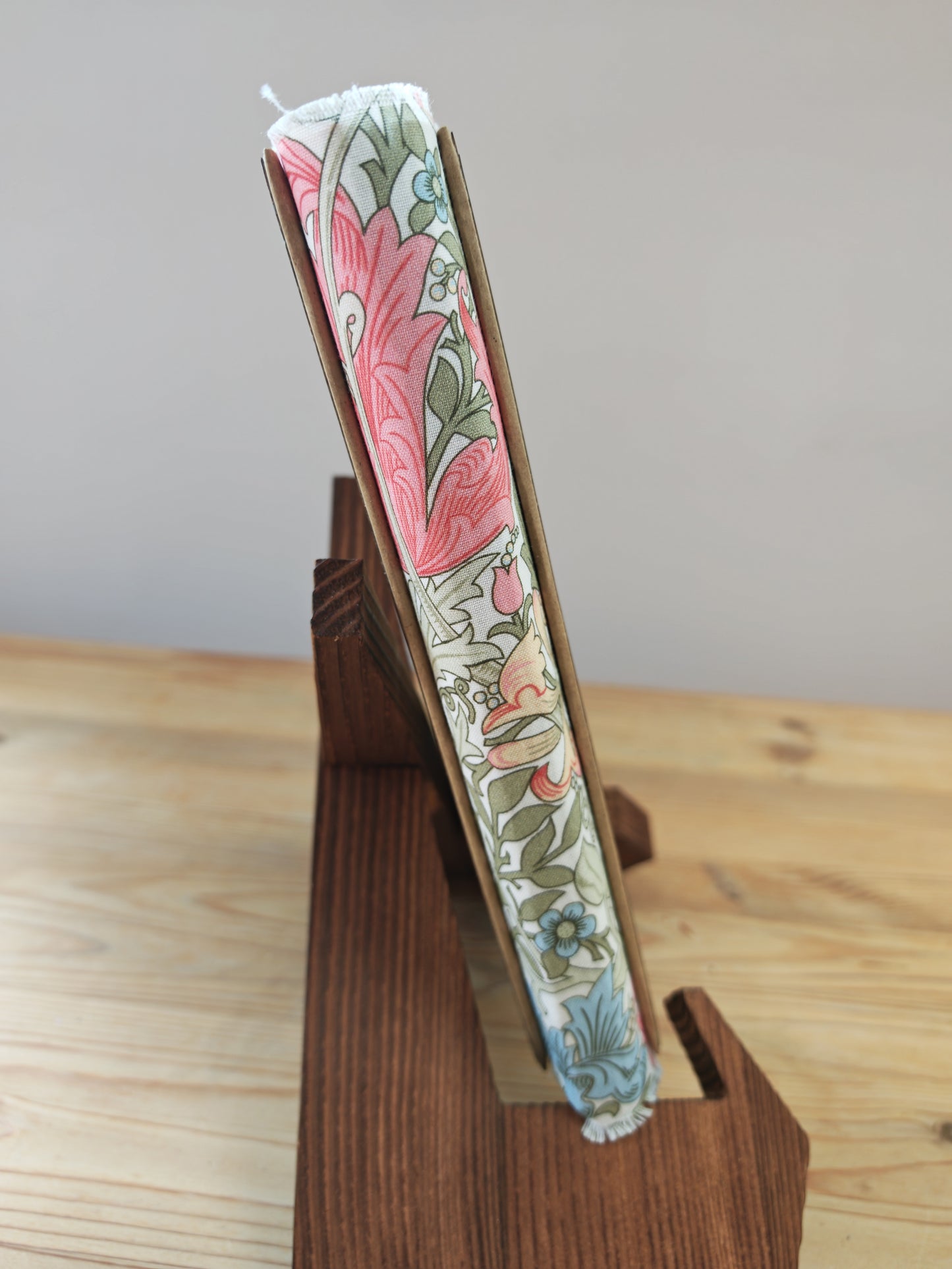 A5 Handmade Journal - Floral Fabric/Gold/Yellow